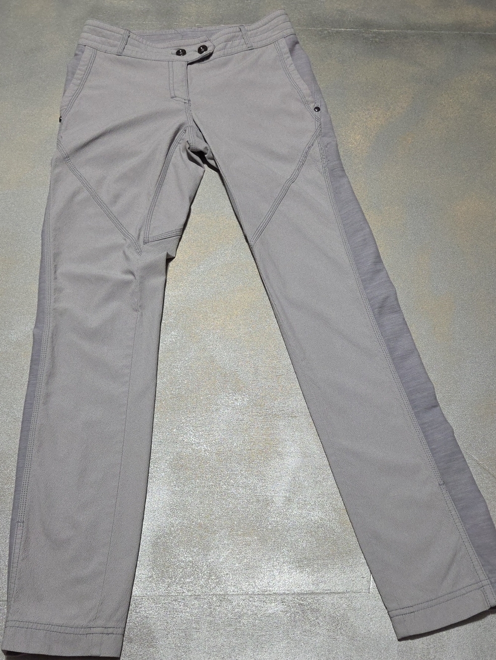 lululemon athletica Light Gray Straight Leg Trousers